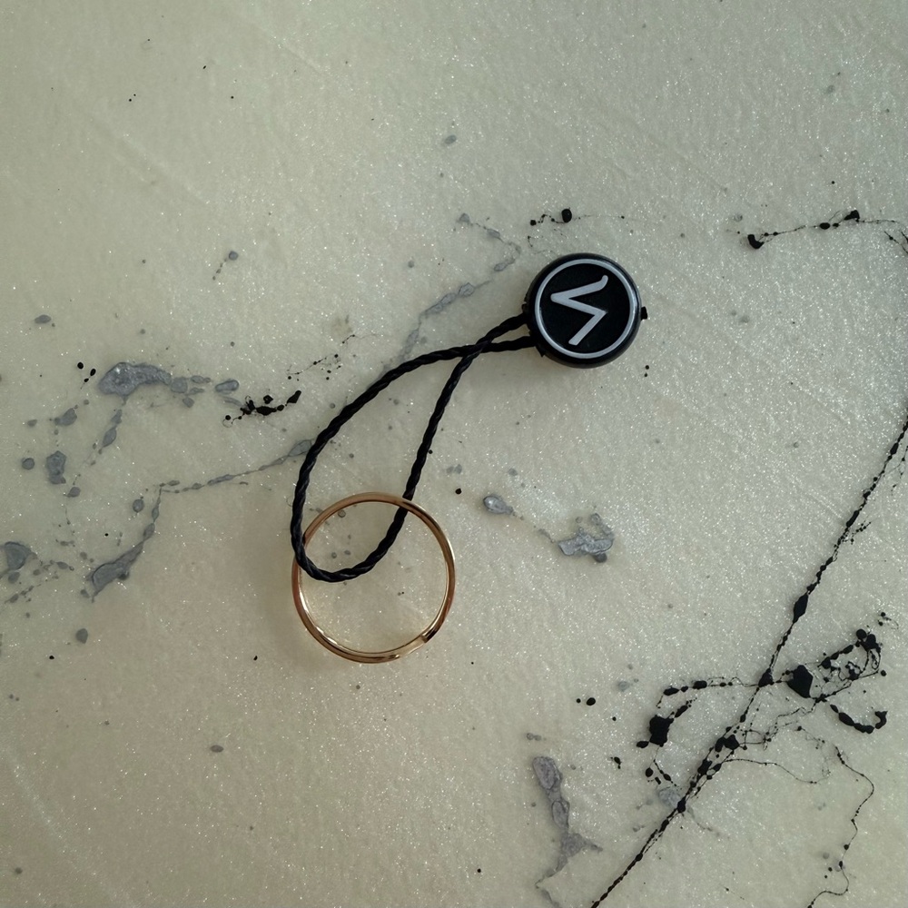 14K MEJURI GOLD WISHBONE RING - Picture 5 of 6